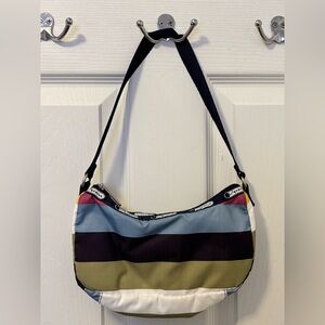 LeSportsac Colorful Striped Shoulder Bag
